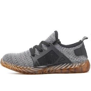 new Indestructible Shoes Ryder Steel Toe Safety Workers Sneakers gray men 36 5